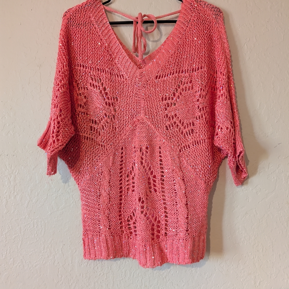 Callie Lives Pink Knit Top